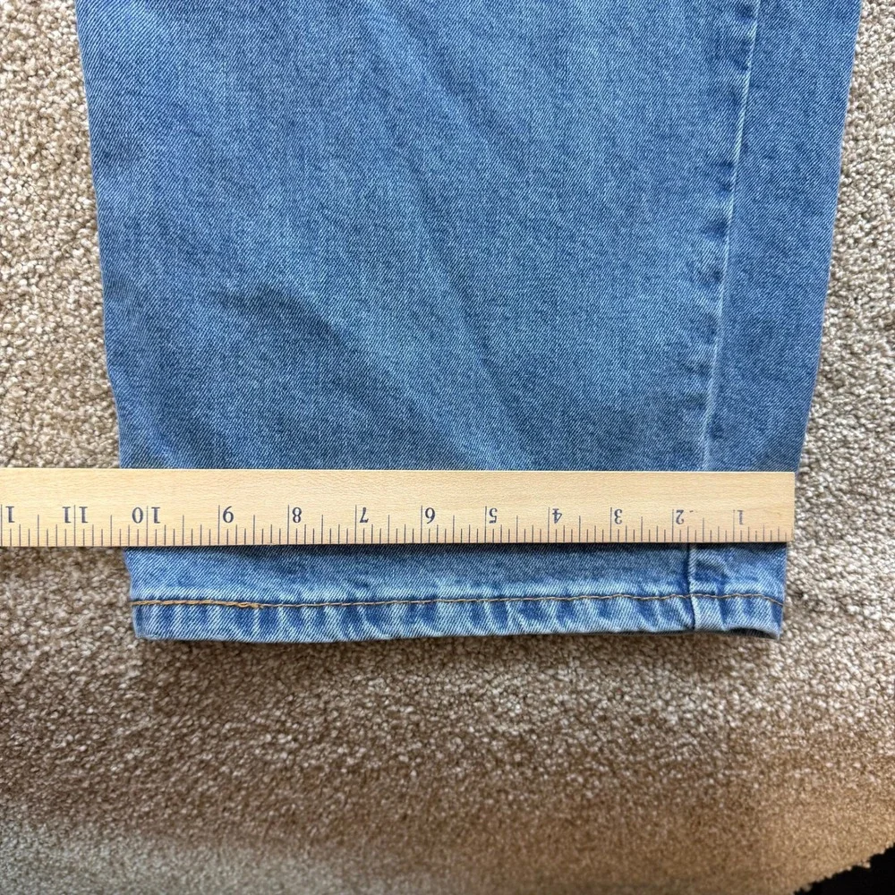 Levis 550 Relaxed Fit Blue Jeans Mens 52x29 Medium Wash Denim 52 29 Work Classic